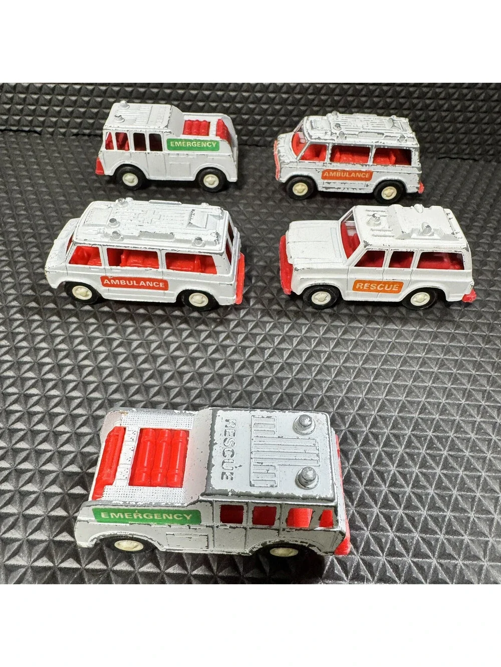 15 Vtg Tonka, Tootsie Toys, Gowland Cars Trucks Ambulance Fire Truck Cast Metal
